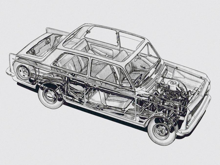 Схема Vauxhall Viva 1963 года  (фото 12 из 17)